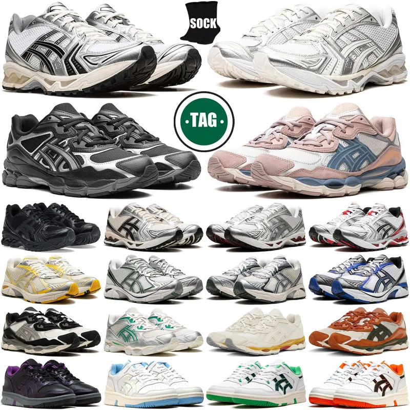 shoes Gel Designer 14 NYC sneakers EX89 GT 2160 running for mens womens black white Silver men trainers runners