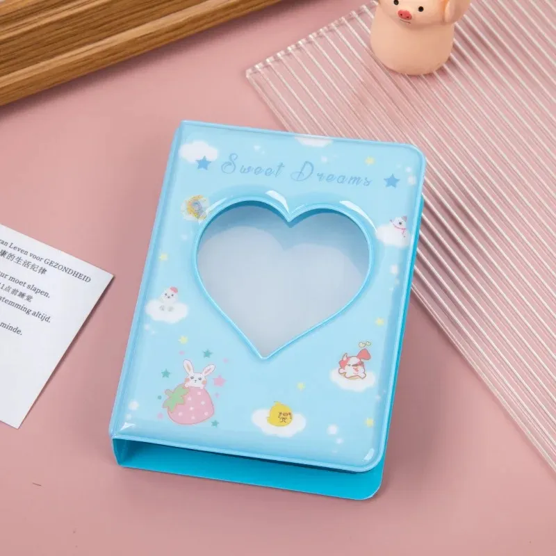 3 Inch Kpop Card Binder Photo Album Butterfly Love Hollow 40 Pockets Name Card Book Photo Fans Album Card Photocard Card ID Hold