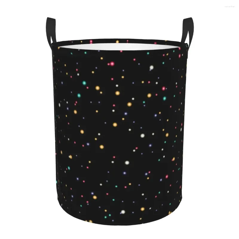 Sac à linge Fashion Bling Crystal Diamond Basket Rhineston Match Pattern Touts Vêtements de rangement de rangement pour enfants