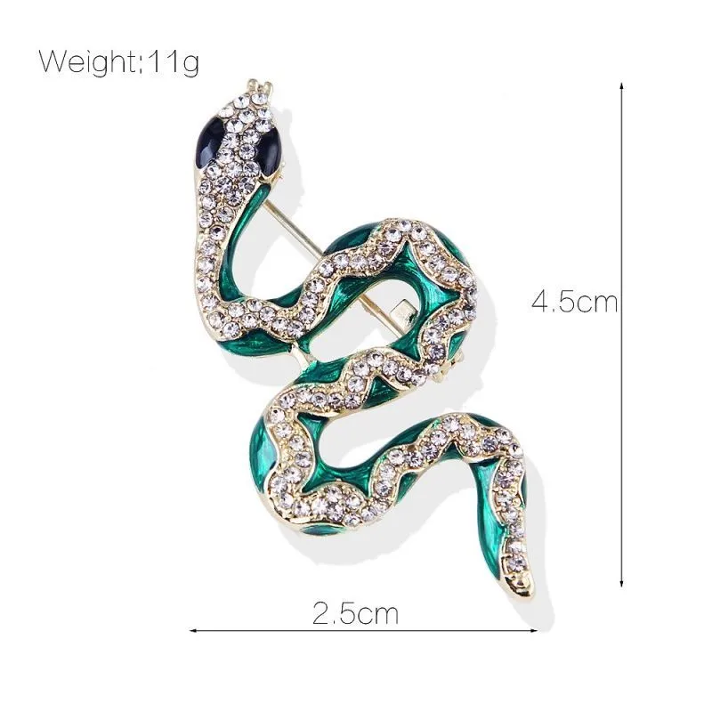 Luxury Rhinestone Snake Cat Designer Brooch Pins Alloy Unisex Lapel Pins Animal Design Badge for Women Men Fashion Jewelry designer Accessories Gift
