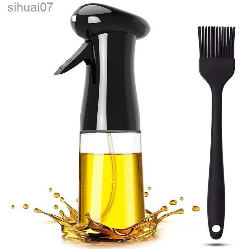 Övrig köksmatsal 210 ml Oilflaska Kök Oil Spray Bottle Olja Vinäger Bottle Spray Oil Cooking Spray YQ2400408