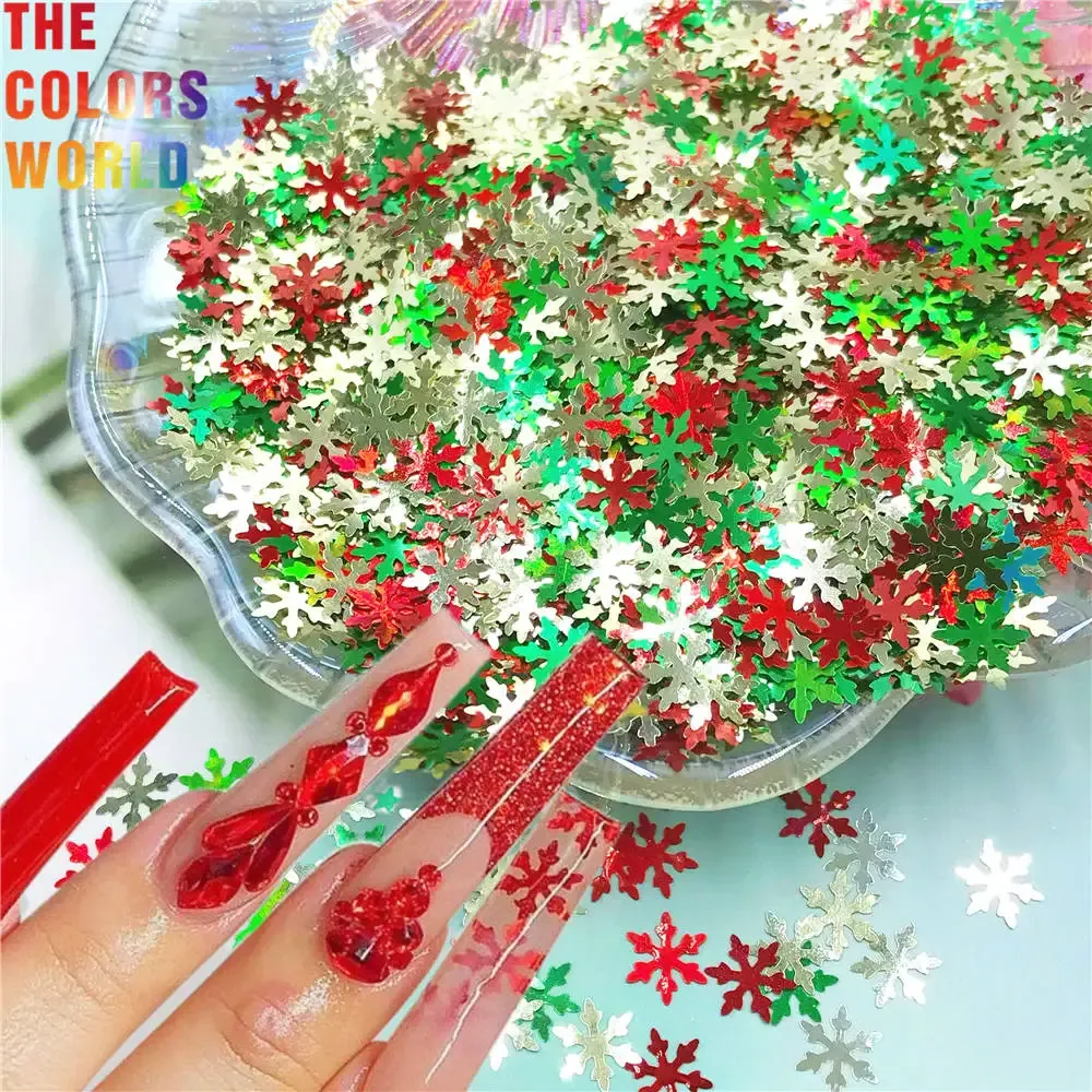 Glitter TCT428 Christmas Mix Nail Glitter Nails Art Decoration Body Art Tumbler Crafts DIY Holidays Accessories Festival Party Supplier