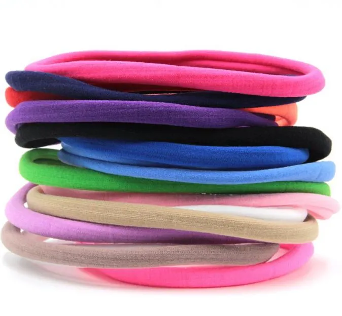 Beauty Nylon Headband for Baby Girl DIY Hair Accessories Elastic Head Band Kids Children Fashion Headwear Baby Turban7814989