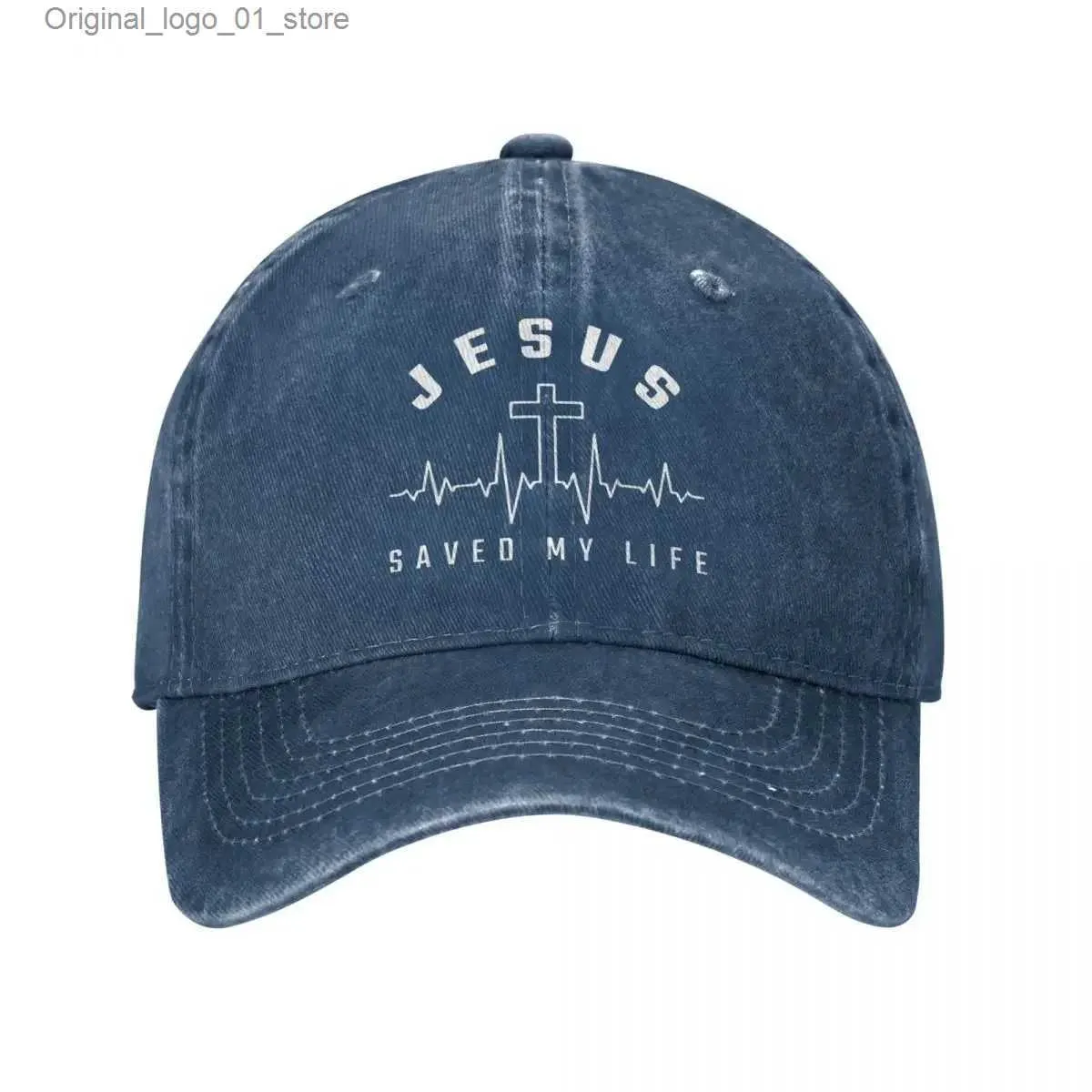 Ball Caps Jesus Christ Jesus saved my life. Baseball cap mens and womens caps adjustable coffin gorilla Q240408