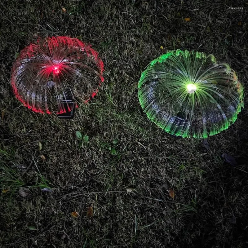 Décoration de fête de fête lampe à lampes optiques à énergie solaire à énergie extérieure de la lampe de piscine extérieur pour le paysage du paysage