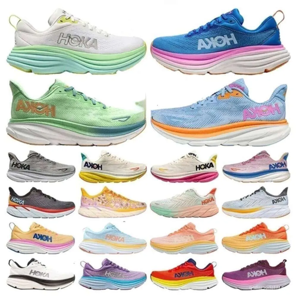 One Hokah Bondi 8 Running Hokahs Schuhe Frauen-Plattform Clifton 9 Männer Frauen Blakc White Harbor Herren Frauen Trainer Runnners 36-45