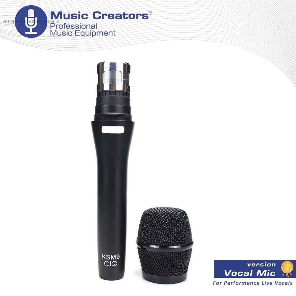 Mikrofone hohe Qualität KSM9 KSM9/N Kabel Dynamic Cardioid Professional Vocal Microfon KSM8 Kabelgebundenes Vokalmikrofon für heißes Verkauf