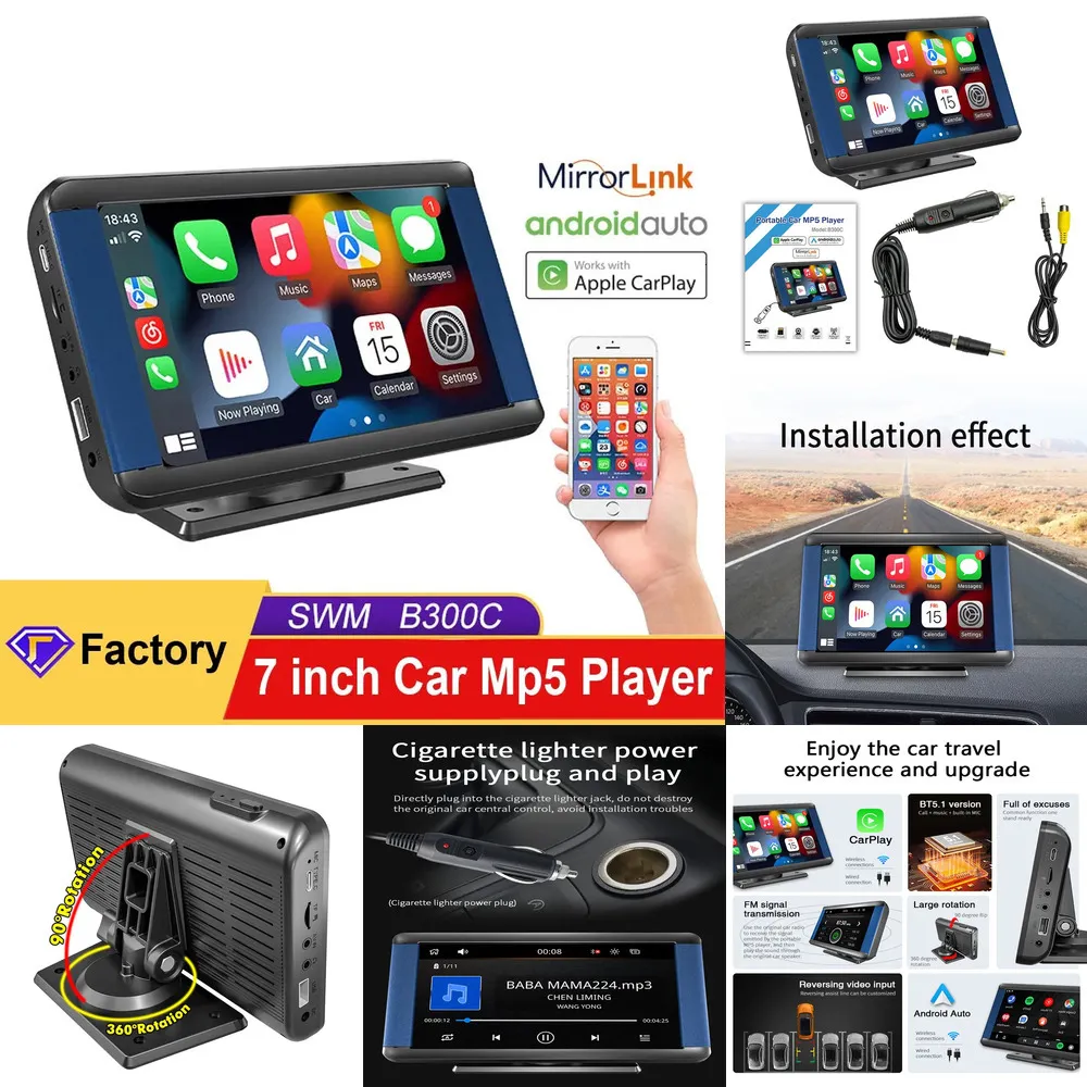New Portable Car MP5 Player 7 Inch Touch Screen... From Autopart ...