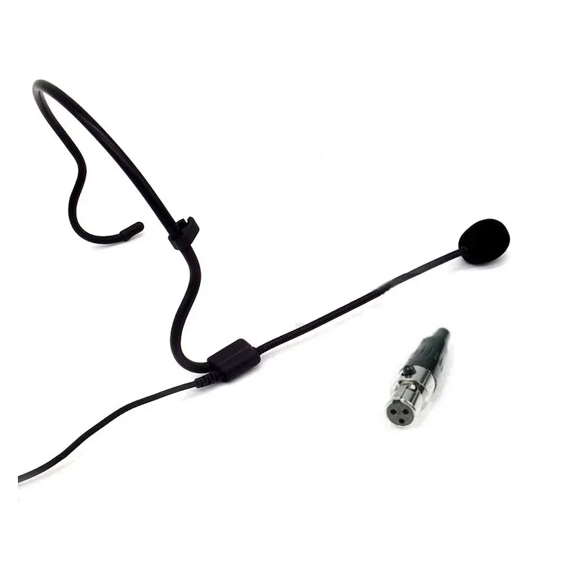 Mikrofoner headset Microphone Karaoke headworn mic Mini för trådlös XLR 3Pin (TA3F) Mikrofonsystem för teater