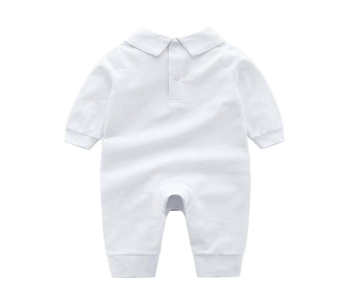 baby pojkar rompers designer barn jumpsuits spädbarn flickor bomull långa ärmar romper pojke underkläder kläder vår höst b1943590685