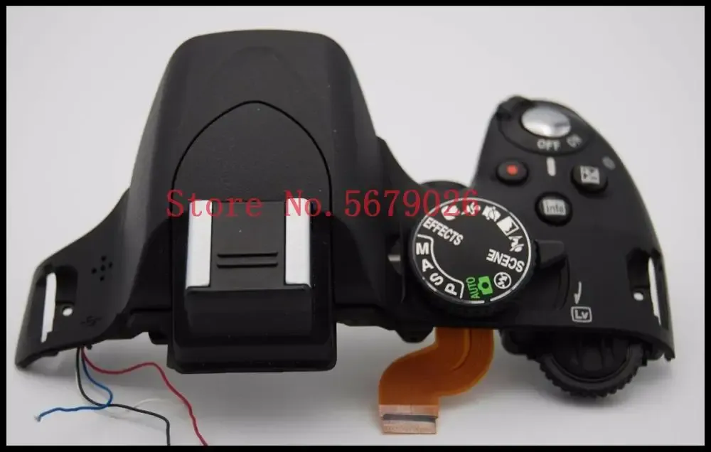 Marca de câmeras para Nikon D5100 Top Cover Shell para unidades de parte da câmera SLR