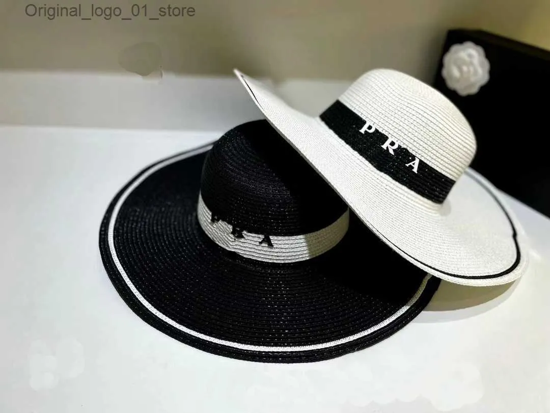 Шляпа шляпы широких краев ковша шляпы 2 -колор дизайнер Классическая шляпа шляпа Топ пляжные шляпы летние кепки Женщины вариант Garden Fashion Fisherman Q240408
