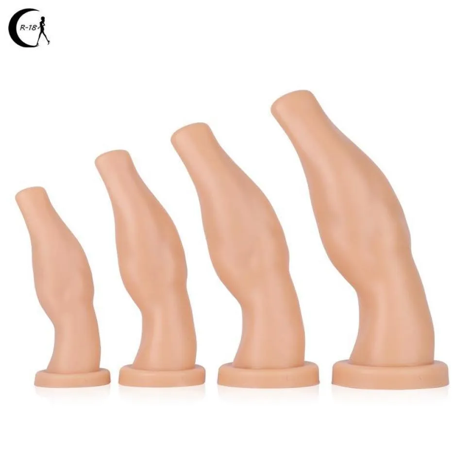 Toys anal Extrême énorme Palm Dildo Super grand bras de main de main réaliste phallus sexe soft bik gros plug pénis pour femmes4671462