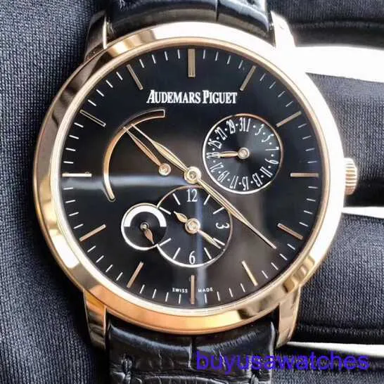 AP Sports Wrist Assista Máquinas automáticas de homens 18K Rose Gold Dynamic Storage Watch