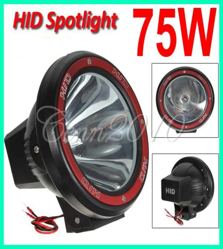 EMS 2PCS 7QUOT 70W 75W HID XENON DRIVING LIGHT LIGHT OFFOAD SUSV ATV 4WD 4X4 SPOT FLOOD BEAM 3400LM 932V H3 6000K IP67 JEEP TRUCK 7553920