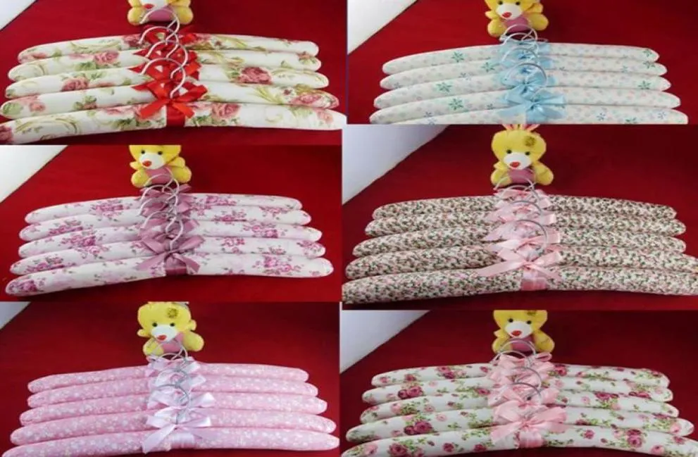Top 100 PCS Satin Coat Relling Hangers New W Ribbon para vestidos para niños Agrasados 3101667