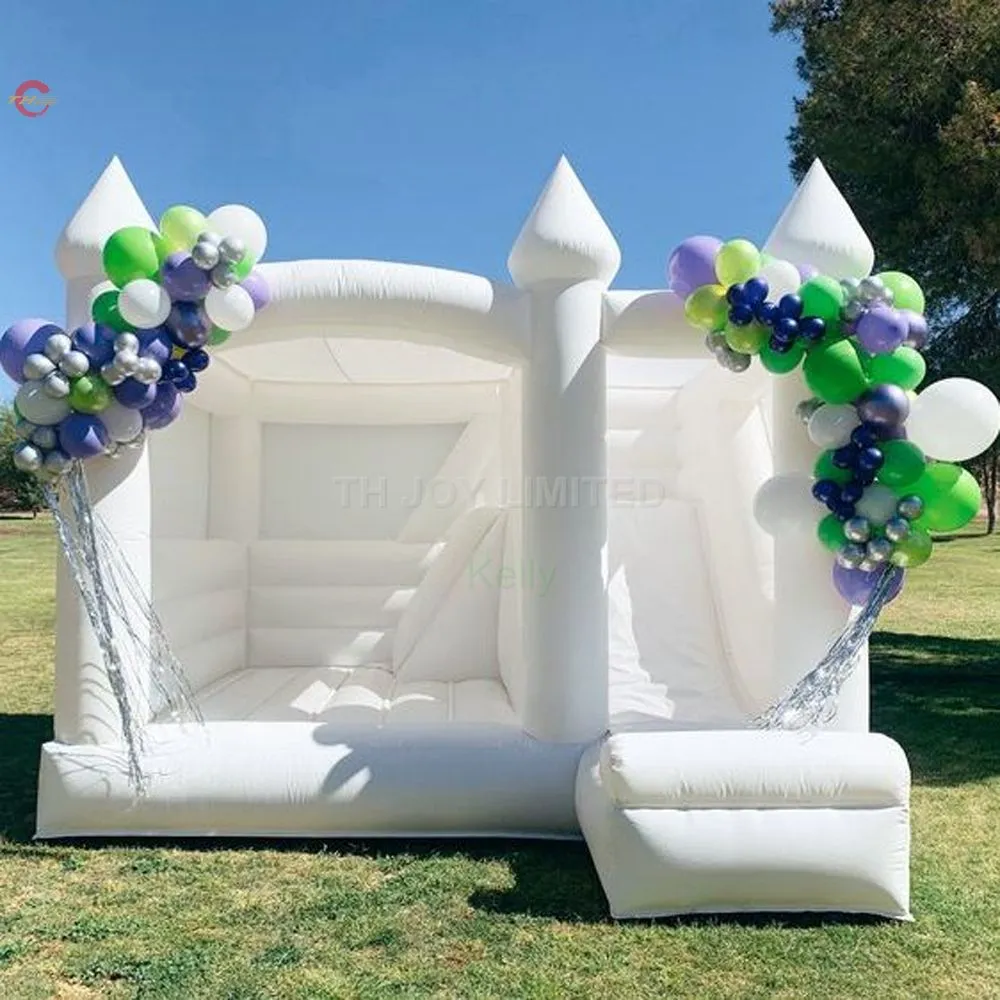 4.5x4,5 m (15x15ft) Volledige PVC gratis schip buitenactiviteiten Gigantische opblaasbare schuifuitsmijter Bouncer Wedding Bounce House te koop