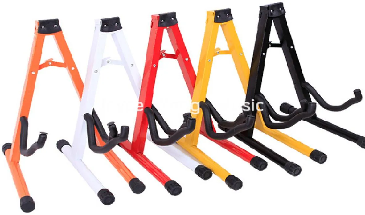 Universal Colorful Folding AFrame Guitar Stand For Acoustic GuitarElectric GuitarBassViolin Wholes3039273