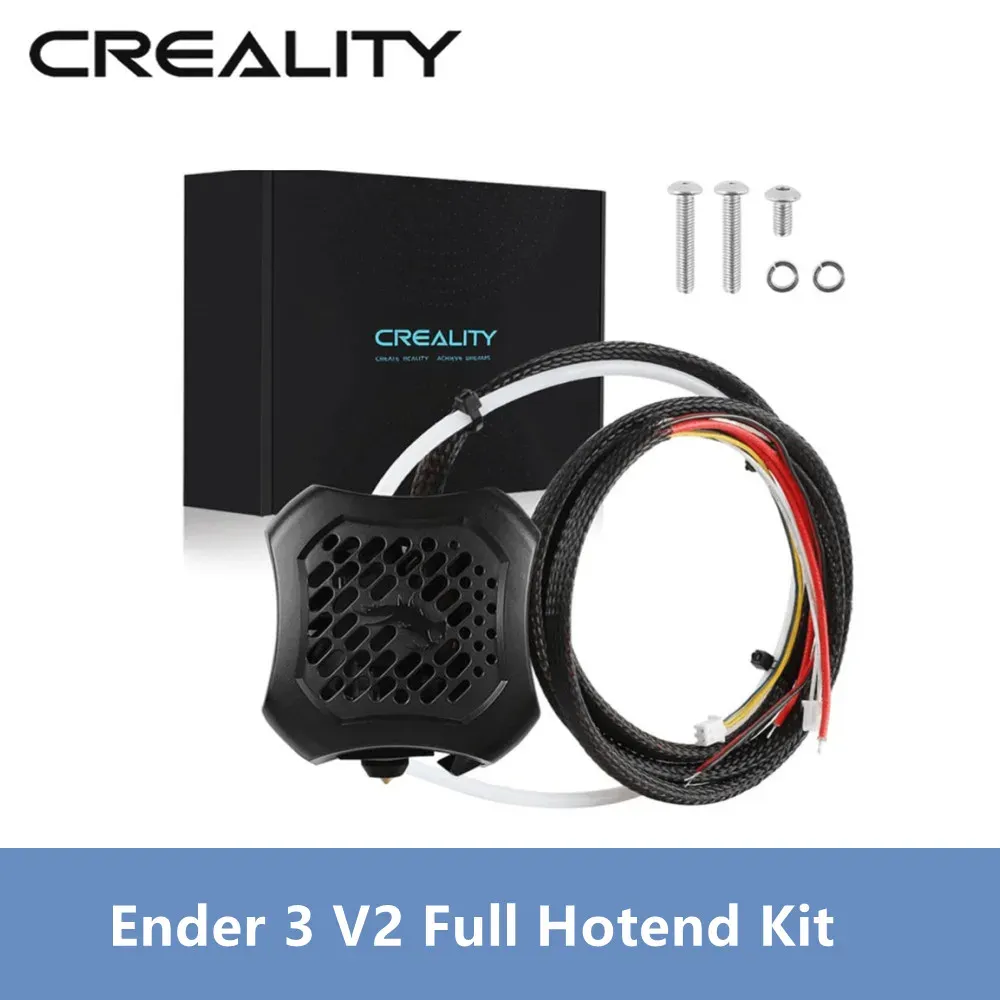 Möss creality Ender 3 V2 Full Hotend Kit Strong slitage Motstånd Stabil trycktryck fritt för Ender3 V2 3D -skrivardelar Original