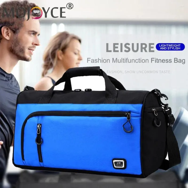 Duffel Bags Oxford Sports Bag Duża pojemność trening fitness wielofunkcyjny regulowany pasek na ramię z zamkiem błyskawicznym do piłki nożnej na świeżym powietrzu