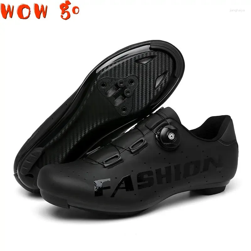Chaussures cyclables 2024 Road Men's Sneakers Cleat Mountain Bike Flat Mtb Femmes Bicycle Footwear SPD