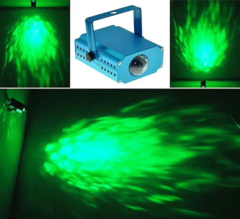 Fiamma LED di telecomando a LED 7 Effetto dell'acqua colorato Effetto dinamico Dance della luce oceanica Disco DJ Holiday Leaser Proiettore Laser Party AC110V1815144