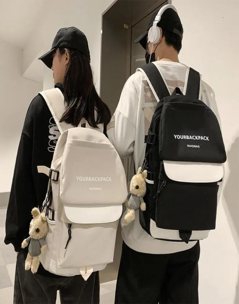 Unisex Backpack For Laptop Large Capacity Waterproof Nylon Women039s Boys And Girl School Bag Fashion Travel Bags5074982