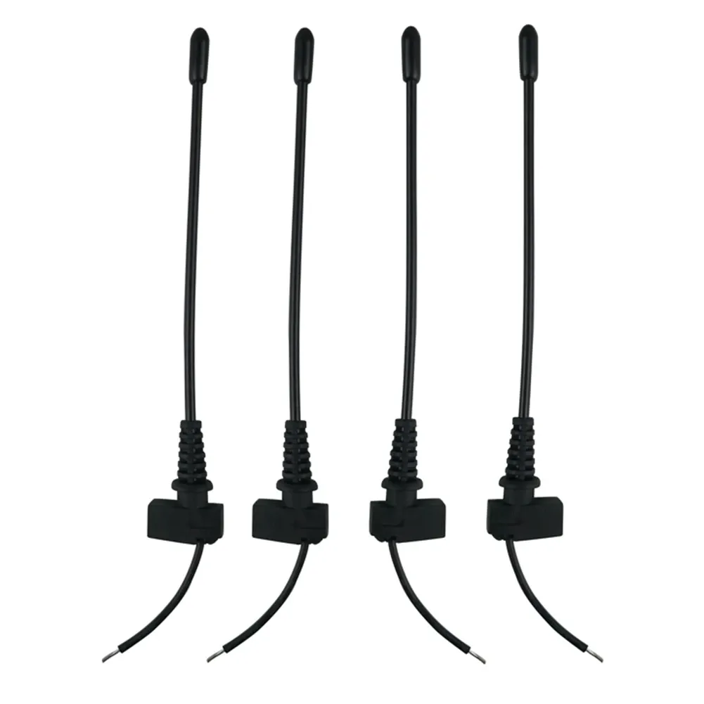 Microfones 4 PCS Microphone Antenna Lämplig för Sennheiser EW100G2/100G3 Trådlös mikrofon BodyPack Repair Mic Part ersätter