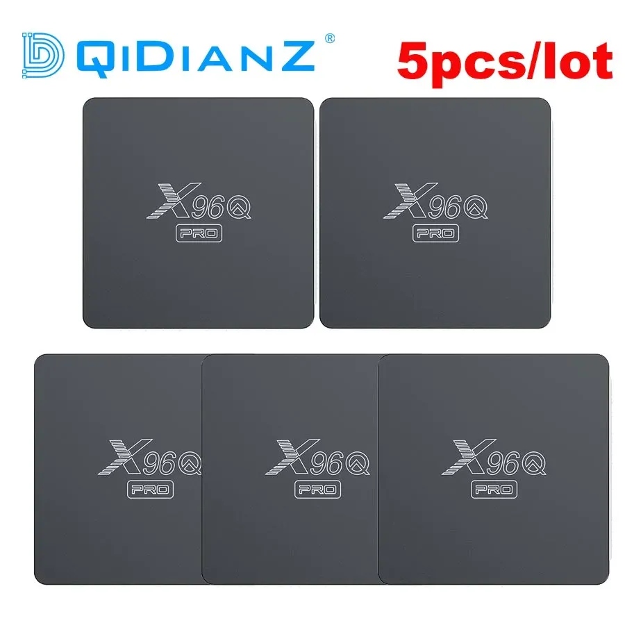 Box 5PCS X96Q Pro Android 10.0 Smart TV Box AllWinner H313クアッドコアセットトップボックス2GB 16GB Android10 2.4G WiFi X96Q X96 MINI