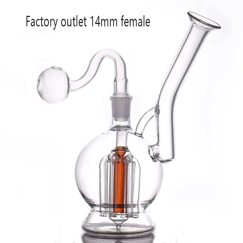 1pcs 유리 봉인 오일 버너 스테레오 매트릭스 PERC Hockahs Honeycomb dab rig water pipes 14mm rab egg Recycler Smoking Shisha와 남성 유리 오일 버너 파이프