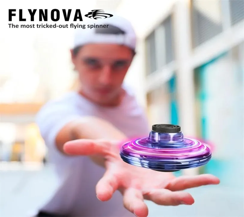 Original Flynova UFO Drone Fidget Flying Spinner Toy Mini Flyorb Fly Nova Adult Children Gift 2110274454548