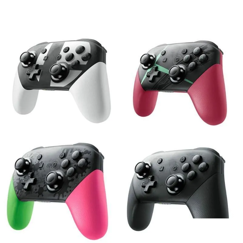 Juegos portátiles Controlador de interruptor inalámbrico Bluetooth GamePad para la consola Lite Drop entrega Juegos Accesorios Dhinh