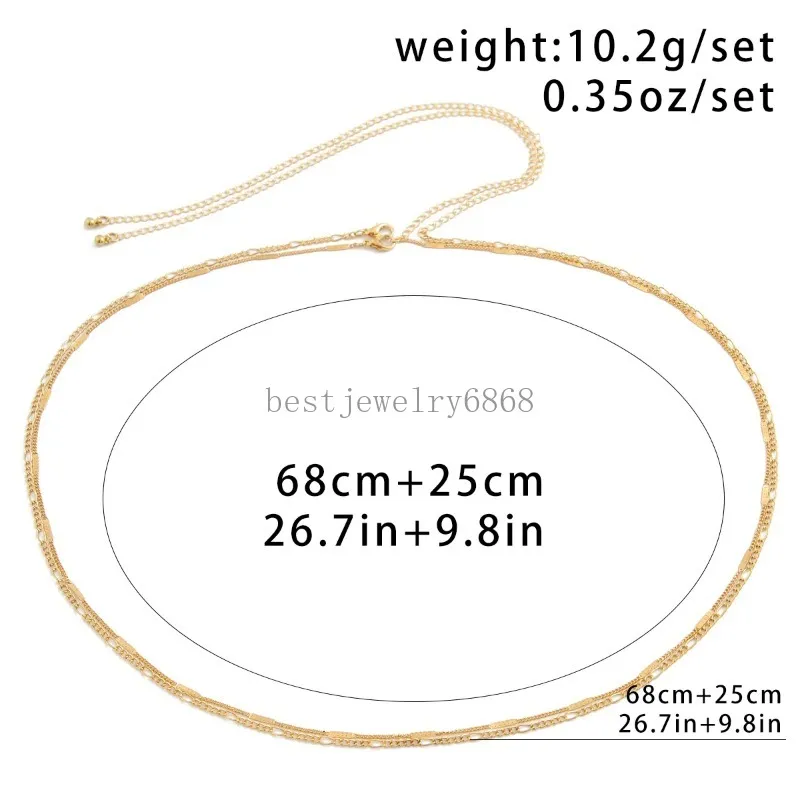 Ceinture de ventre de chaîne mince sexy simple pour femmes Bikinis Summer Bikinis Bijoux de corps rave vintage Y2K accessoires