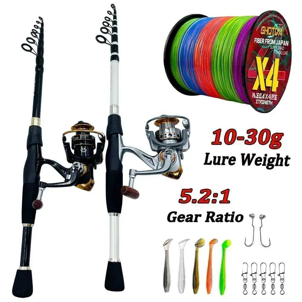 Telescopic Rod And Reel Combo: Portable Fishing Rod Reel