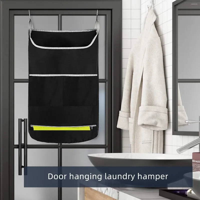 Torby pralni wisząca na ścianę brudna torba ubrań duża pojemność rozszerzalna multi-kieszenia koszyk do przechowywania domów łazienka organzier