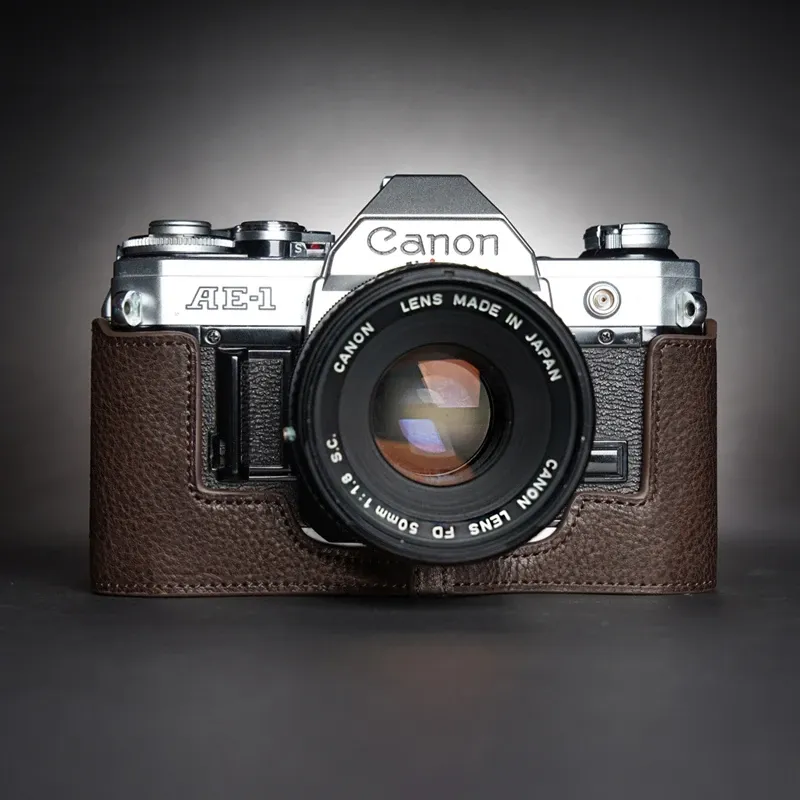 Конструкция монтирования для Canon AE1 AE1 AE1P A1 AT1 камера ручной работы подлинная кожаная камера.