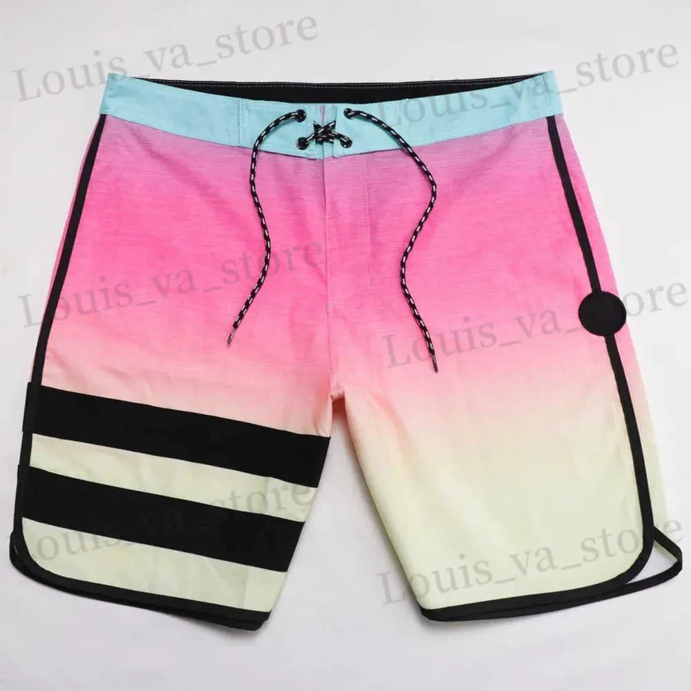 Męskie spodenki Nowe wodoodporne pnie pływackie spodnie Surf Pants Shorts Męskie Shorty plażowe z szybkim suszącym i elastycznym tkaniną E905 T240408