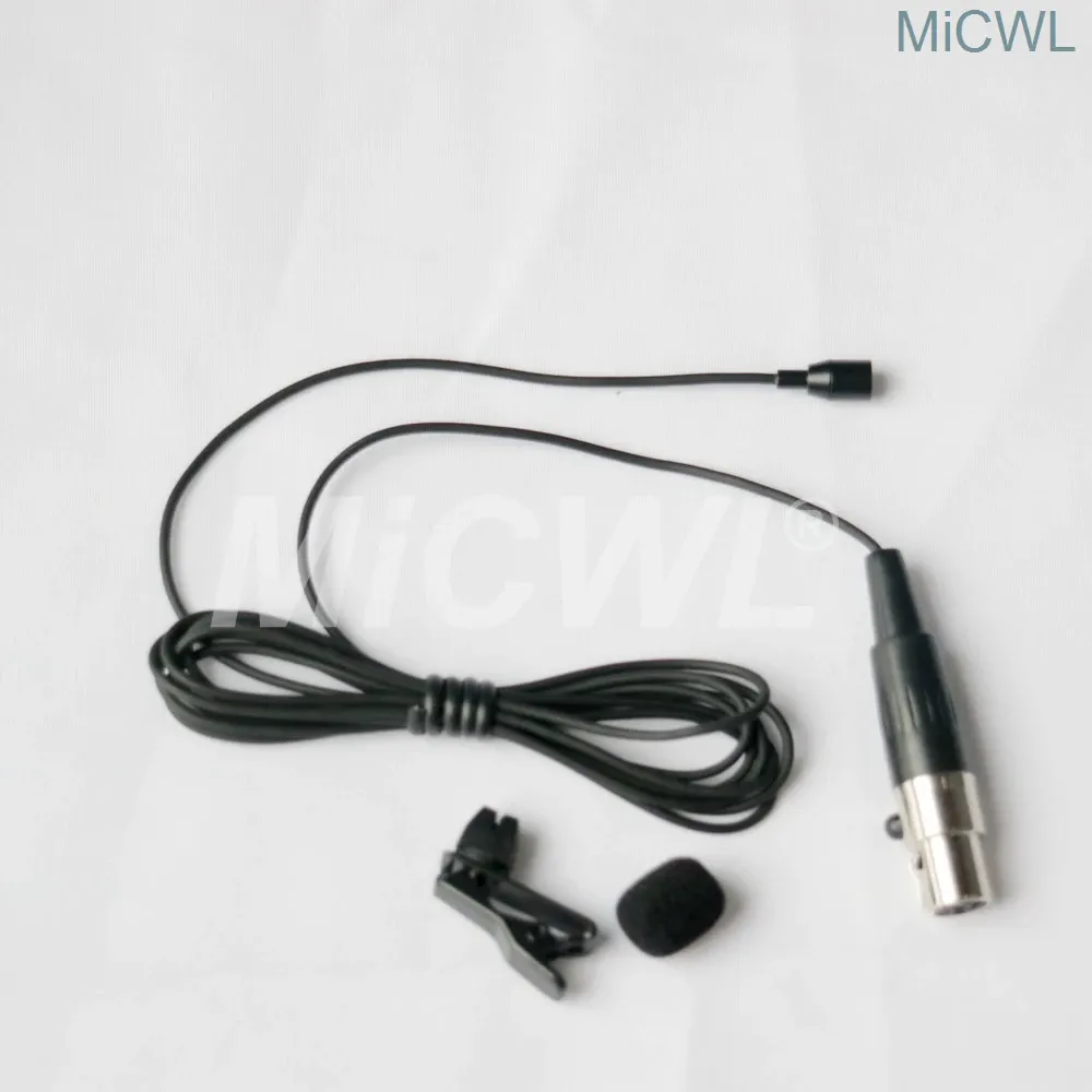 Microfoons Mini Ta4f 4pin Tie Clips Lavalier -microfoon voor Shure Wireless Rapel Beltpack -systeem omnidirectionele microfoons