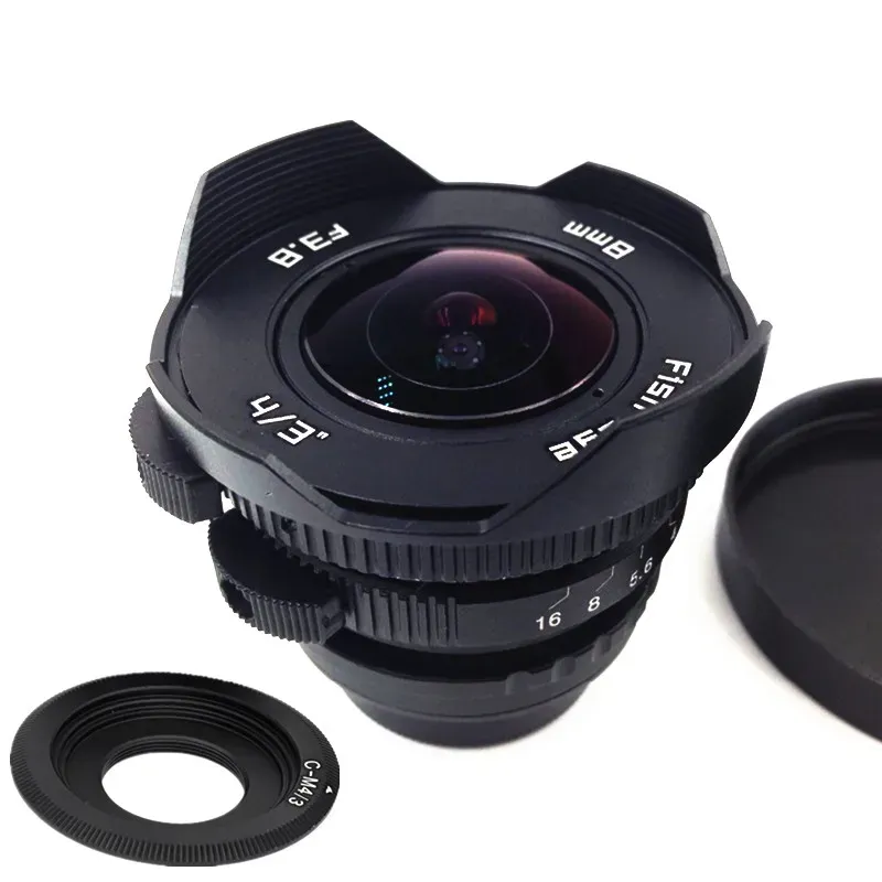 アクセサリー8mm f/3.8フィッシュアイレンズミラーレスカメラcmount +すべてのマイクロパナソニックオリンパスカノンニコンソニーフジカメラ用のレンズバッグ