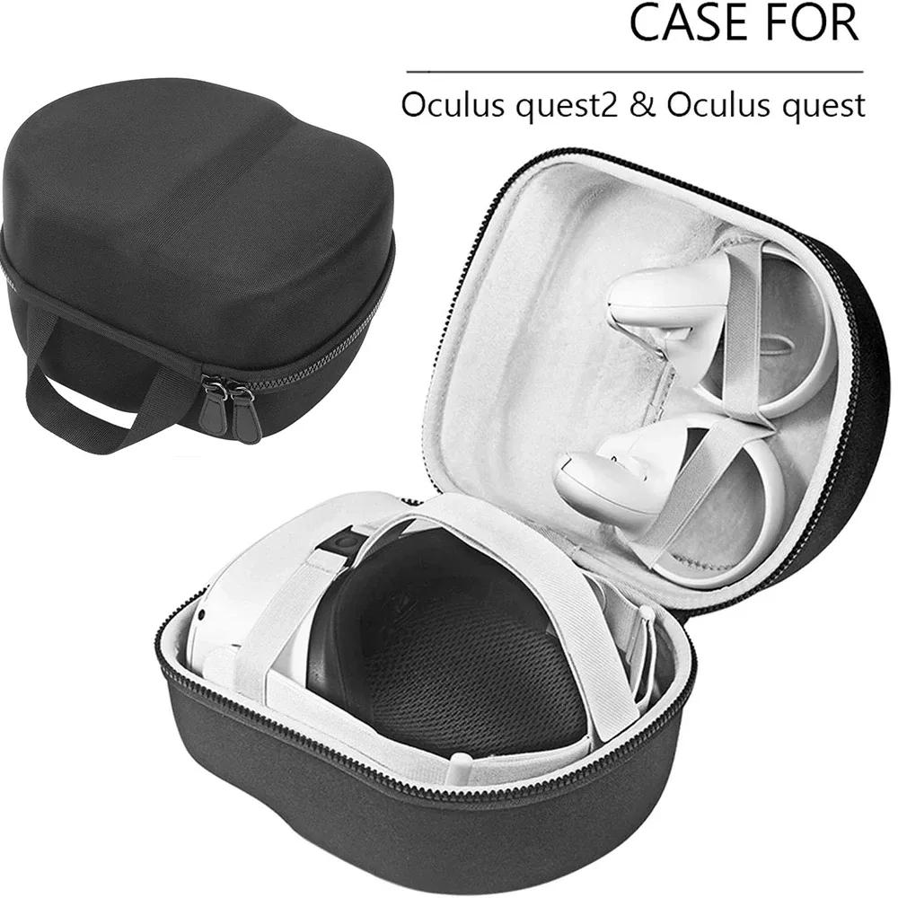 Szklanki przenośna torba do przechowywania dla Oculus Quest 2 VR SEADSKPROPPROOF SHOCKPOOR Wirtualna Rzeczywistość Travel Case for Quest/Quest 2 Akcesoria