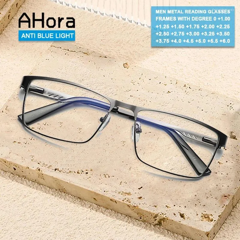 Sunglasses Ahora Reading Glasses Optical Frame Men Square Presbyopia Eyeglasses Women Male Far Sight Eyewear Diopters To 6.0