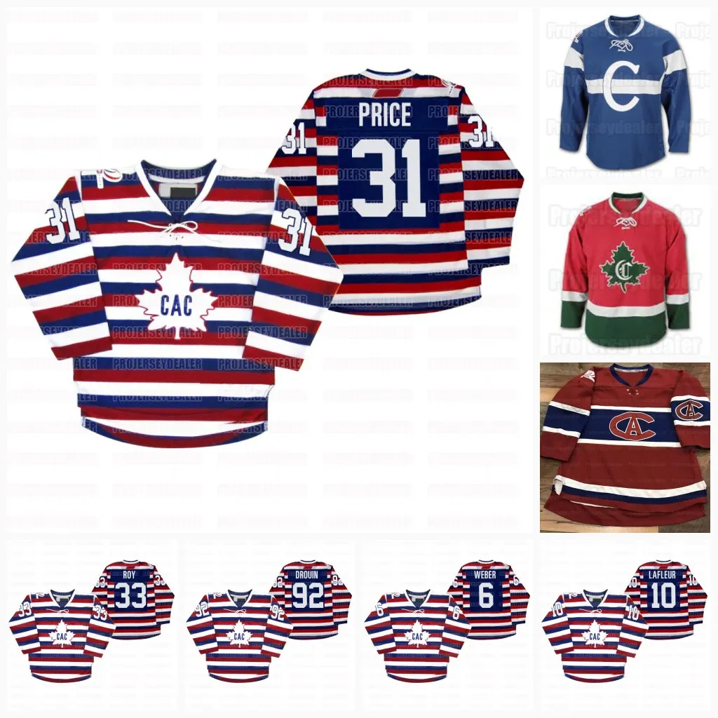 Cole Caufield Canadiens Jersey 2024 Centennial 100th Anniversary Nick Suzuki Carey Price Patrick Roy Shea Weber Brendan Gallagher Petry Jonathan