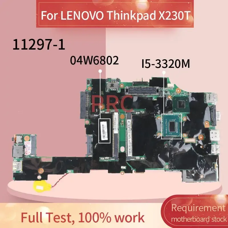 Carte mère 04W6802 04Y2036 04W6716 04X3740 pour Lenovo Thinkpad X230T X230 Tablette I53320M
