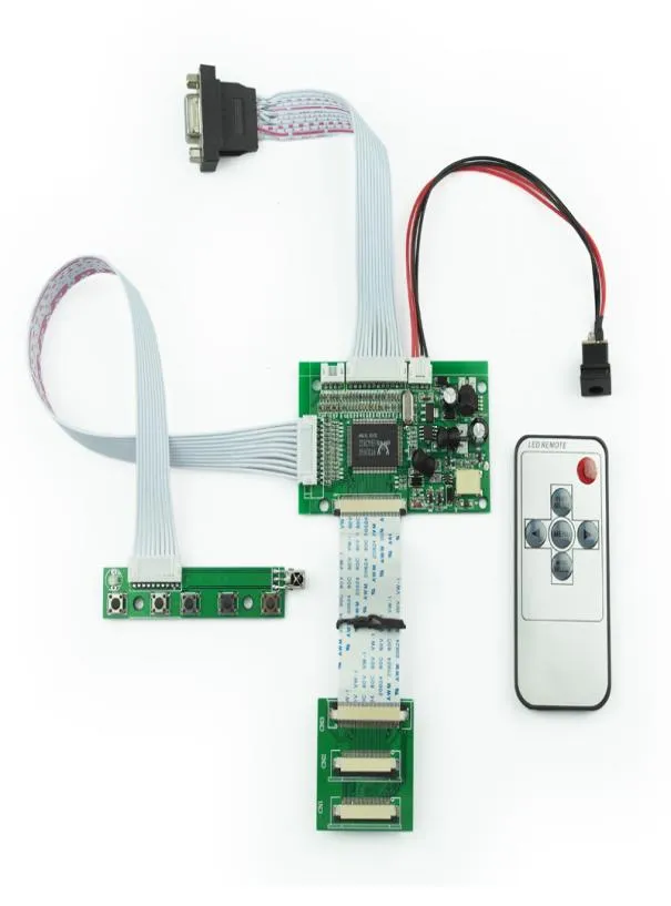 2AV VGA TTL 50P LCD Driver Controller Board Module met externe voor Raspberry Pi 2 33V 43quot101quot 1280800 LCD Display P3938021