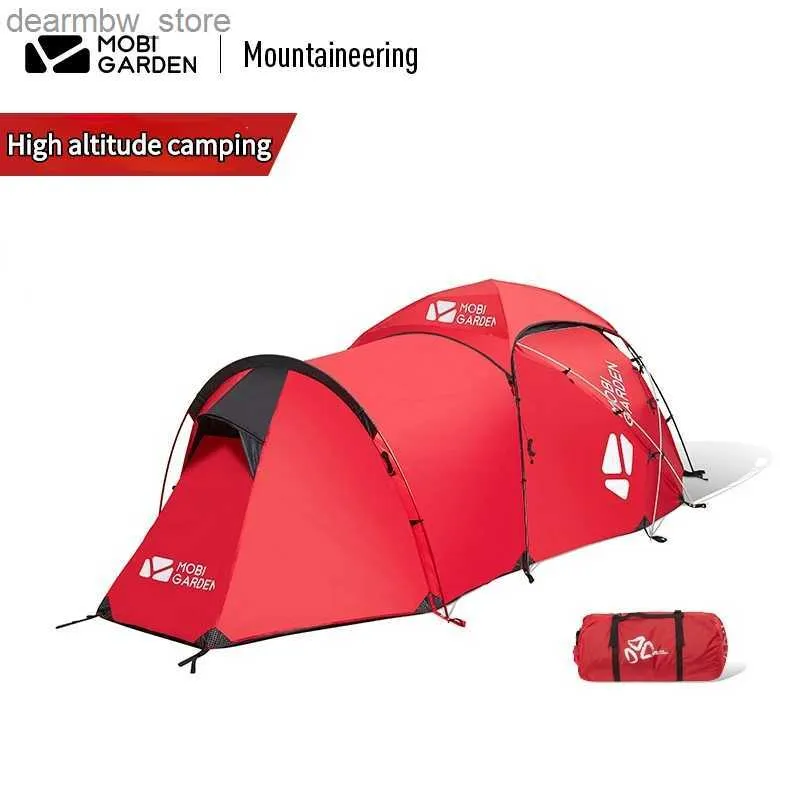 Tentes et abris mobi jardin tente extérieure pluie et tempête de neige camping épaississement de randonnée de la randonnée de la tente de montagne mx l48