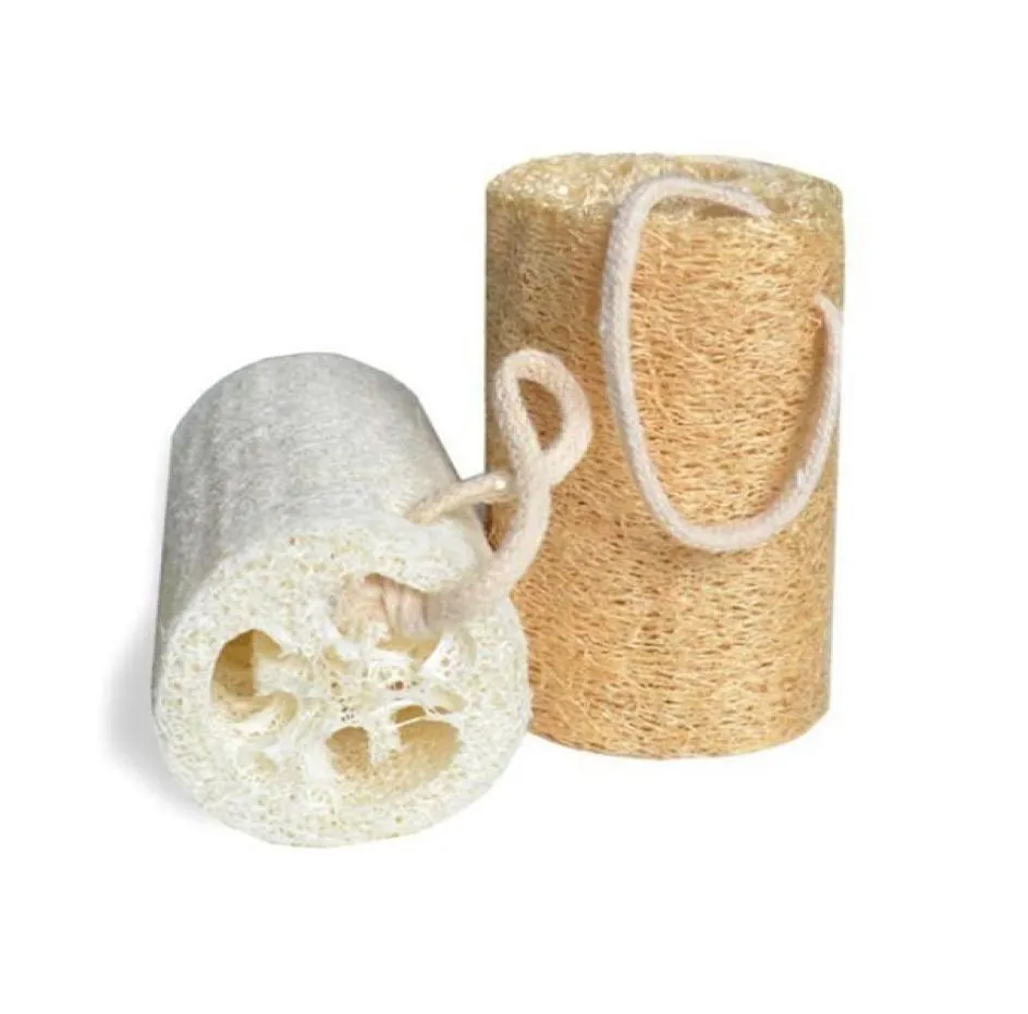100pcs Natural Loofah Luffa Sponge 10cm Autres tailles disponibles avec des malades pour le corps enlevant la peau morte et l'outil de cuisine BRU4724297