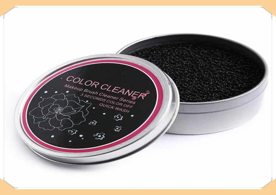 Color Cleaner Sponge Makeup Brush Cleaner Box Tool Cosmetic Brush Color Removal Dry Clean Brush Cleaning Make Up Tool7512514