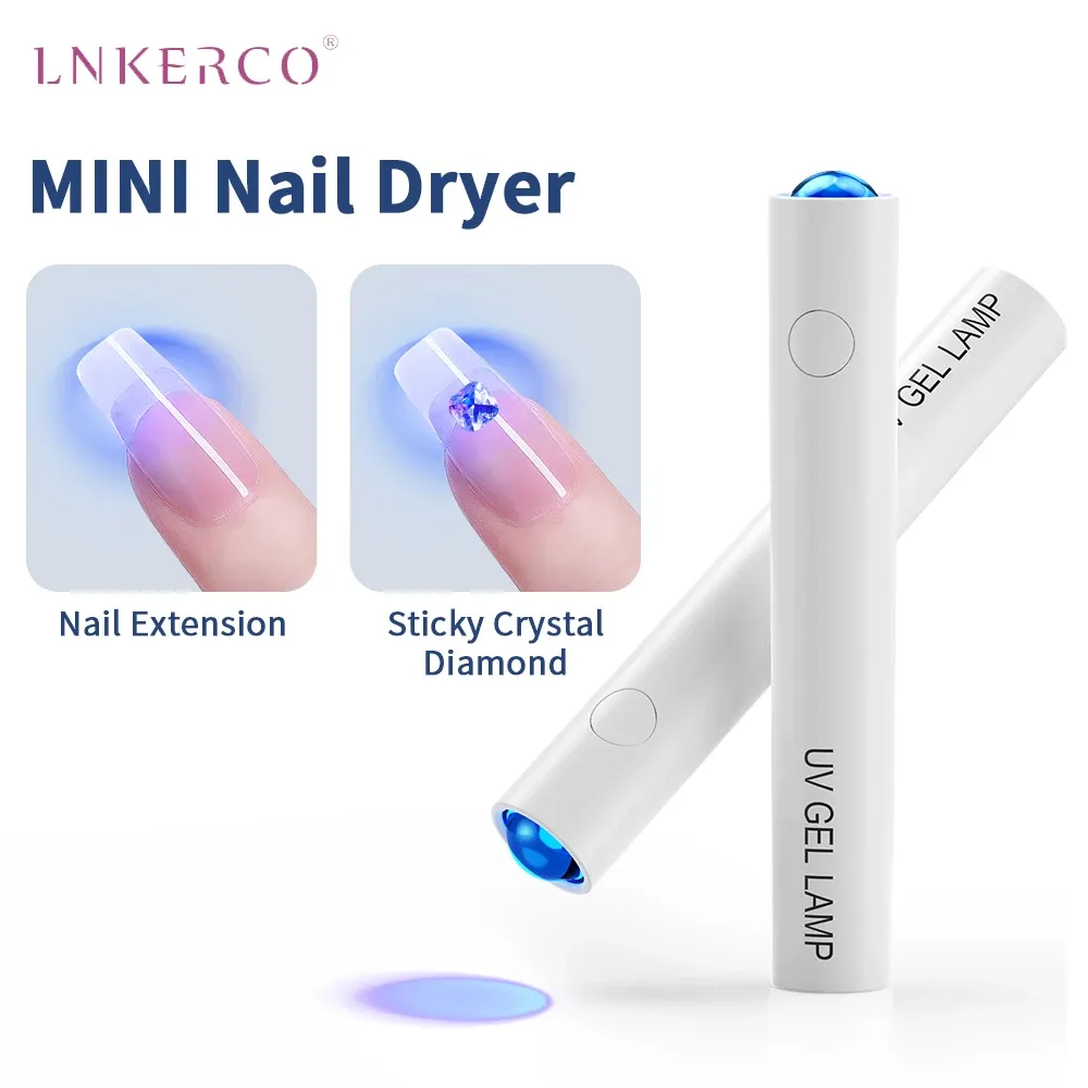 Dryers Lnkerco Quick Dry USB Nail Dryer Machine Mini UV LED Nail Lamp Professional Nail Dryer Light For Manicure Phototherapy Tools