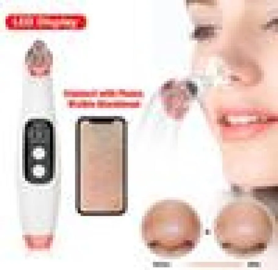 Blackhead Remover med kamera LCD -ansikte por renare näsa t zon akne finn borttagningsverktyg blackhead vakuum sug hudvård 2103046999888