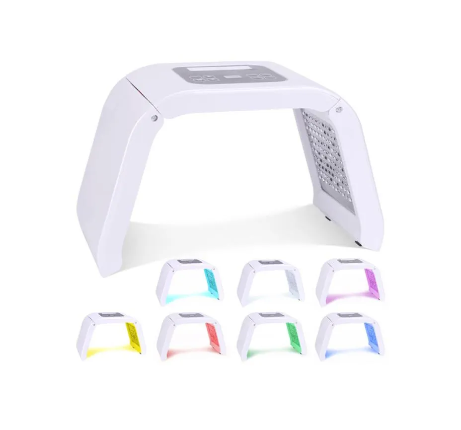 Korea Portable Omega LED Light Therapy Machine 7 Colors PDT PON FÖR ACNE -behandling Pigmentering Korrigering4936192